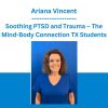 Ariana Vincent - Soothing PTSD and Trauma - The Mind-Body Connection TX Students