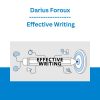 Darius Foroux - Effective Writing