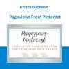 Krista Dickson - Pageviews From Pinterest