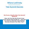 Tele-Summit Secrets - Milana Leshinsky