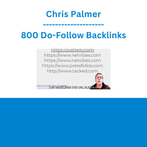 Chris Palmer - 800 Do-Follow Backlinks