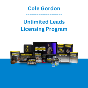 Cole Gordon - Unlimited Leads Licensing Program