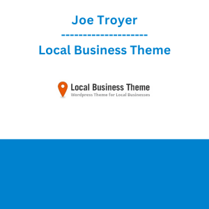 Joe Troyer - Local Business Theme