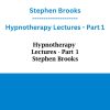 Stephen Brooks - Hypnotherapy Lectures - Part 1