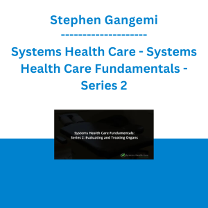 Stephen Gangemi - Systems Health Care - Systems Health Care Fundamentals - Series 2