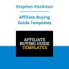Stephen Hockman - Affiliate Buying Guide Templates