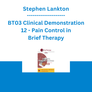 Stephen Lankton - BT03 Clinical Demonstration 12 - Pain Control in Brief Therapy