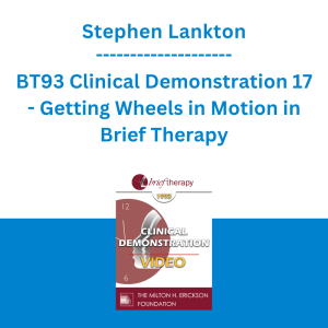 Stephen Lankton - BT93 Clinical Demonstration 17 - Getting Wheels in Motion in Brief Therapy