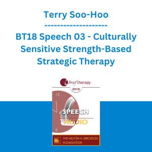 Terry Soo-Hoo - BT18 Speech 03 - Culturally Sensitive Strength-Based Strategic Therapy
