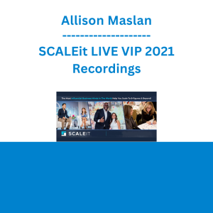 Allison Maslan - SCALEit LIVE VIP 2021 Recordings