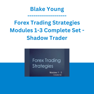 Blake Young - Forex Trading Strategies Modules 1-3 Complete Set - Shadow Trader