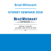 Brad Whisnant - SYDNEY SEMINAR 2016