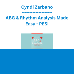 Cyndi Zarbano - ABG & Rhythm Analysis Made Easy - PESI
