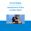 David Magee - Assessment of the Lumbar Spine