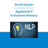 David Snyder - Applied NLP in Business Mastery