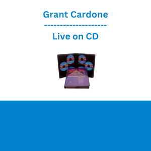 Grant Cardone - Live on CD