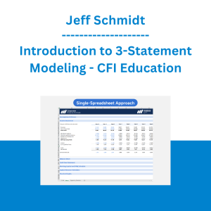Jeff Schmidt - Introduction to 3-Statement Modeling - CFI Education