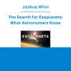 Joshua Winn - The Search for Exoplanets: What Astronomers Know