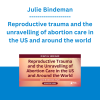 Julie Bindeman - Reproductive trauma and the unravelling of abortion care in the US and around the world