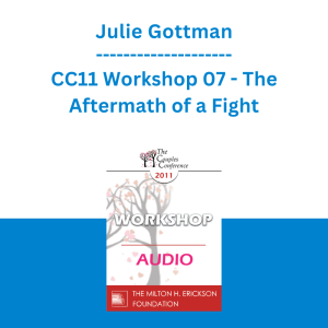 Julie Gottman - CC11 Workshop 07 - The Aftermath of a Fight: How Couples Can Create Repair Post-Battle