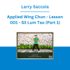 Larry Saccoia - Applied Wing Chun - Lesson 001 - Sil Lum Tao (Part 1)
