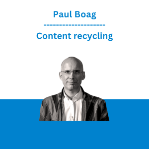 Paul Boag - Content recycling