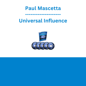 Paul Mascetta - Universal Influence