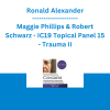 Ronald Alexander, Maggie Phillips & Robert Schwarz - IC19 Topical Panel 15 - Trauma II