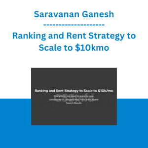 Saravanan Ganesh - Ranking and Rent Strategy to Scale to $10kmo