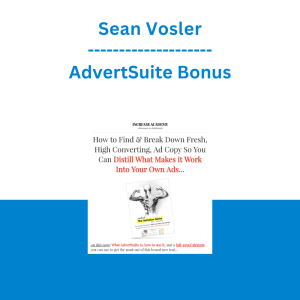 Sean Vosler - AdvertSuite Bonus