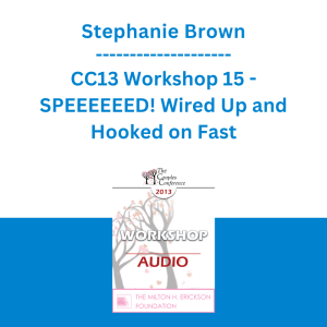Stephanie Brown - CC13 Workshop 15 - SPEEEEEED! Wired Up and Hooked on Fast