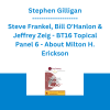 Stephen Gilligan, Steve Frankel, Bill O'Hanlon & Jeffrey Zeig - BT16 Topical Panel 6 - About Milton H. Erickson