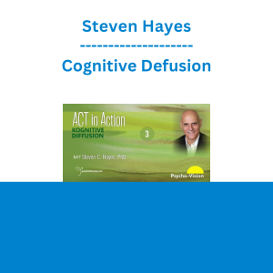 Steven Hayes - Cognitive Defusion