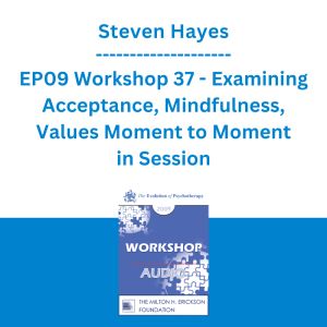 Steven Hayes - EP09 Workshop 37 - Examining Acceptance, Mindfulness, Values Moment to Moment in Session