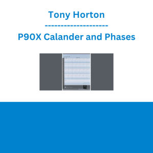 Tony Horton - P90X Calander and Phases