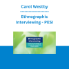 Carol Westby - Ethnographic Interviewing: Assessment Strategies for Culturally & Linguistically Diverse Needs - PESI