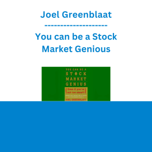Joel Greenblaat - You can be a Stock Market Genious