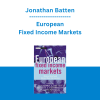Jonathan Batten - European Fixed Income Markets