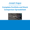 Joseph Hogue - Complete Portfolio and Stock Comparison Spreadsheet