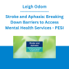 Leigh Odom - Stroke and Aphasia: Breaking Down Barriers to Access Mental Health Services - PESI