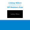 Lindsay Wilson - VIP Members Area
