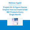Melissa Ingold - Project Kit: 6-Figure Course Empire! How to Create & Sell $97 Products Every Single Month