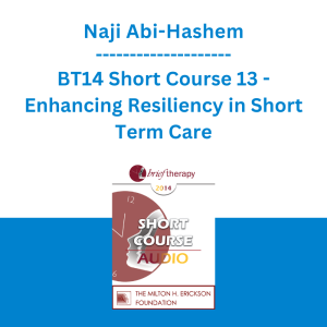 Naji Abi-Hashem - BT14 Short Course 13 - Enhancing Resiliency in Short Term Care: Integrating the Social, Emotional, Cultural, and Existential Factors