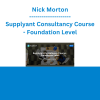 Nick Morton - Supplyant Consultancy Course - Foundation Level