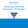 Noah Miller - Conducting a Materiality Assessment - CFI Education