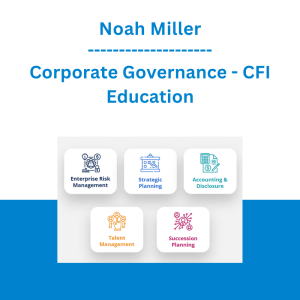 Noah Miller - Corporate Governance - CFI Education