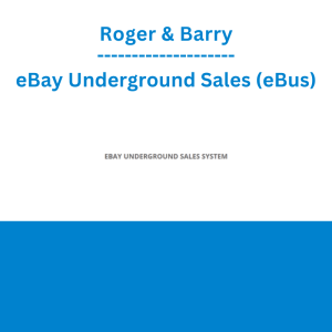 Roger & Barry - eBay Underground Sales (eBus)