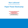 Ron LeGrand - Paper Power Bootcamp