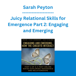 Sarah Peyton - Juicy Relational Skills for Emergence Part 2: Engaging and Emerging: How the Circuits Interact