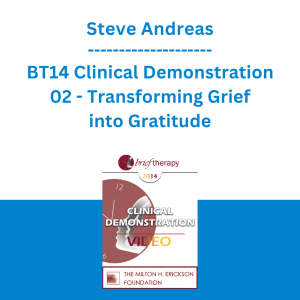 Steve Andreas - BT14 Clinical Demonstration 02 - Transforming Grief into Gratitude